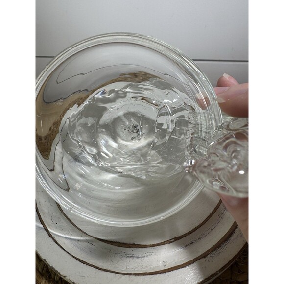 VTG Art Glass Bird Bath Trinket Dish Bowl Ashtray - Picture 5 of 7